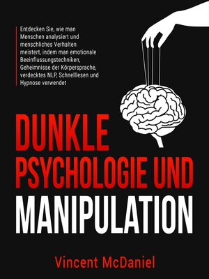 cover image of Dunkle Psychologie und Manipulation